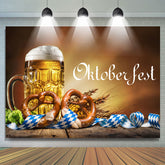 Bier Brezeln Deutsch Oktoberfest Festival Hintergrund